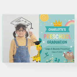 Libro De Visitas Partido de Graduación Preescolar de Niños Animales