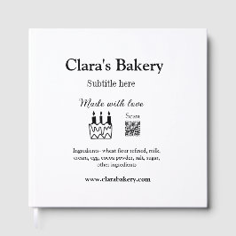 Libro De Visitas Pastel de panadería agregar ingredientes hechos co