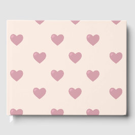 Libro De Visitas Pastel Love Hearts