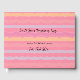 Libro De Visitas Pateada Con Una Banda Pastel Como