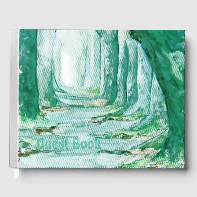 Libro De Visitas Path in a Forest (Anverso)