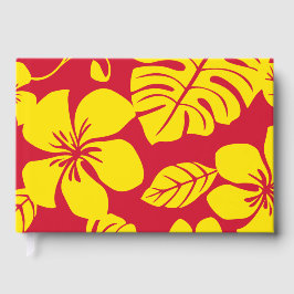 LIBRO DE VISITAS PATRÓN BIKINI ROJO Y ORO