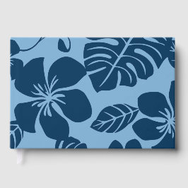 Libro De Visitas PATRÓN BIKINI ROSA EN AZUL x 2