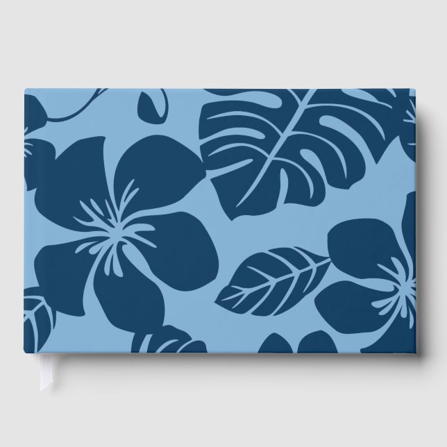 Libro De Visitas PATRÓN BIKINI ROSA EN AZUL x 2 (Anverso)