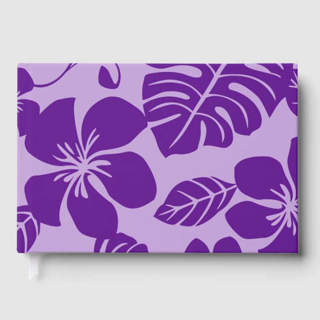 Libro De Visitas PATRÓN BIKINI ROSA EN PURPLE x 2 (Anverso)