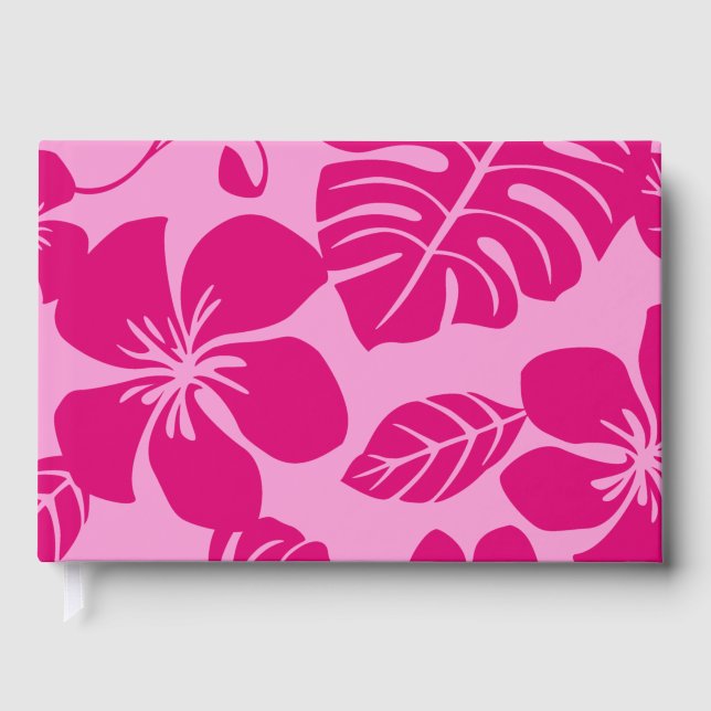 Libro De Visitas PATRÓN BIKINI ROSA EN ROSA x 2 (Anverso)