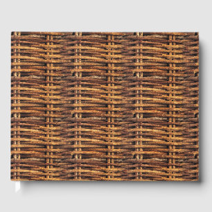 Libro De Visitas Patrón de cesta de mimbre
