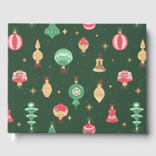 Libro De Visitas Patrón de ornamento navideño de estilo vintage - V