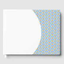 Patrón De Ovalos De Baldosas De Color Rojo Azul Cl