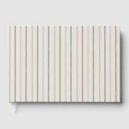 Libro De Visitas Patrón de raya de garrapata azul de niebla suave p