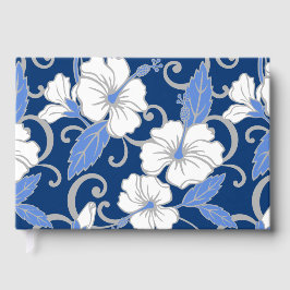 LIBRO DE VISITAS PATRÓN DE SUEÑO POLINESIO EN AZUL