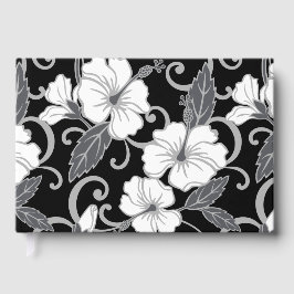 LIBRO DE VISITAS PATRÓN DE SUEÑO POLINESIO EN NEGRO