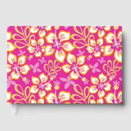 LIBRO DE VISITAS PATRÓN DE SURF DE JUNGLE EN COMBO ROJO