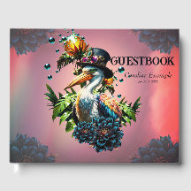 Pelícano gracioso con gorra de vapor y frente trop