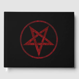 Libro De Visitas Pentagram del diablo Rojo