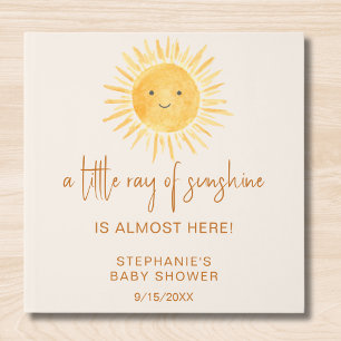 Libro De Visitas Pequeño rayo de Sunshine Boho Baby Shower
