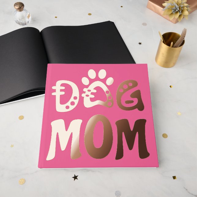 Libro De Visitas Perro Mamá (Anverso Abierto)