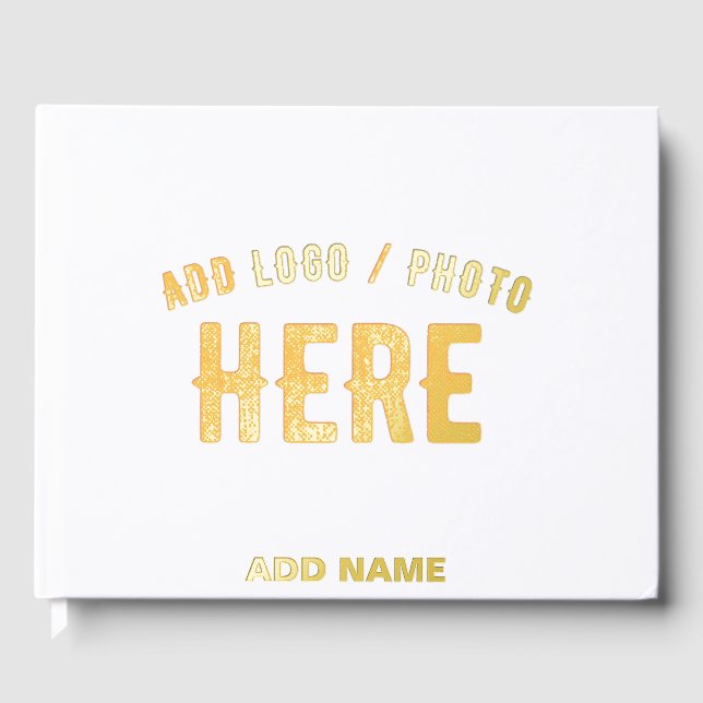 LIBRO  DE VISITAS PERSONALIZABLE MODERNO ESTILO BLANCO VERIFICADO MA (Anverso)