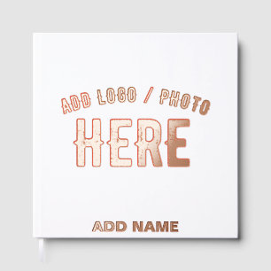 LIBRO DE VISITAS PERSONALIZABLE MODERNO ESTILO BLANCO VERIFICADO MA