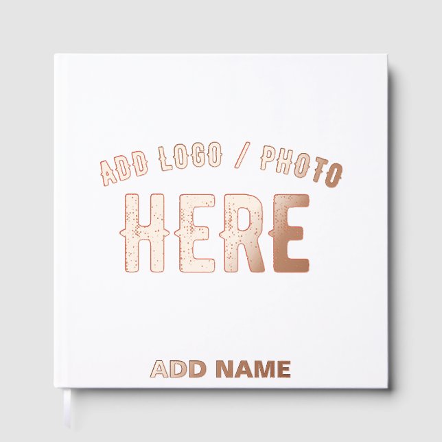 LIBRO  DE VISITAS PERSONALIZABLE MODERNO ESTILO BLANCO VERIFICADO MA (Anverso)