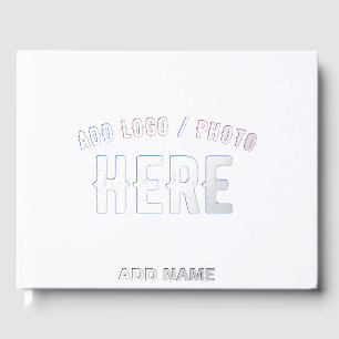 LIBRO  DE VISITAS PERSONALIZABLE MODERNO ESTILO BLANCO VERIFICADO MA