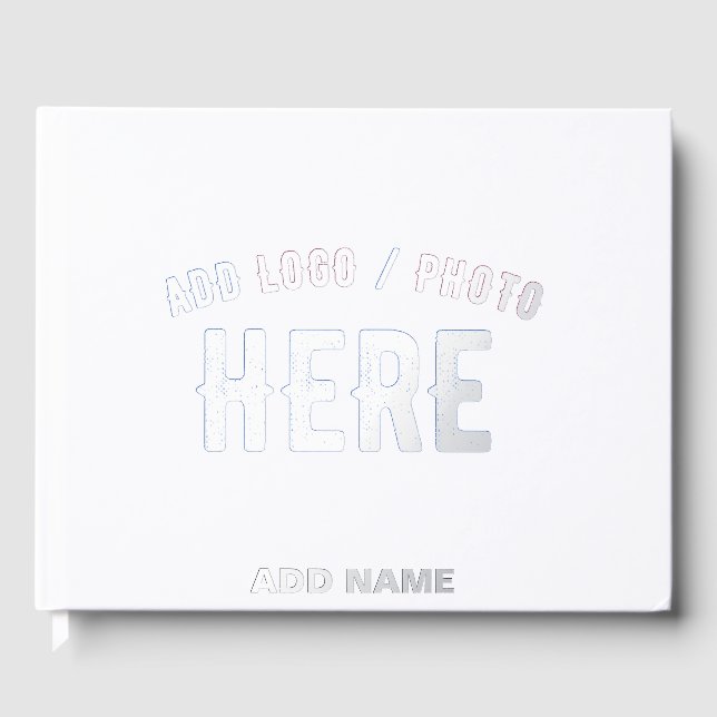 LIBRO  DE VISITAS PERSONALIZABLE MODERNO ESTILO BLANCO VERIFICADO MA (Anverso)