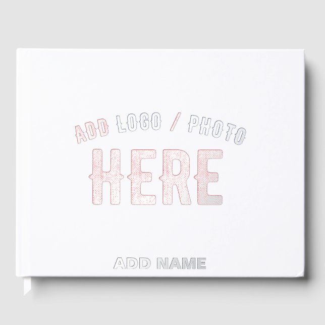 LIBRO  DE VISITAS PERSONALIZABLE MODERNO ESTILO BLANCO VERIFICADO MA (Anverso)