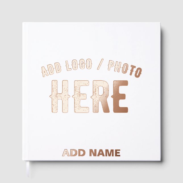LIBRO  DE VISITAS PERSONALIZABLE MODERNO ESTILO BLANCO VERIFICADO MA (Anverso)