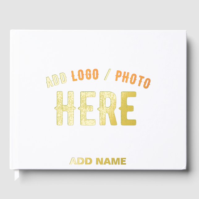 LIBRO  DE VISITAS PERSONALIZABLE MODERNO ESTILO BLANCO VERIFICADO MA (Anverso)