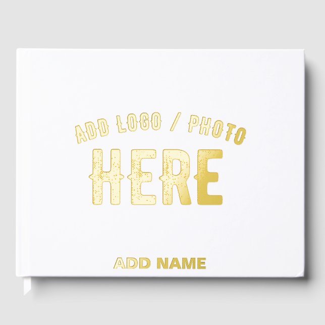 LIBRO  DE VISITAS PERSONALIZABLE MODERNO ESTILO BLANCO VERIFICADO MA (Anverso)