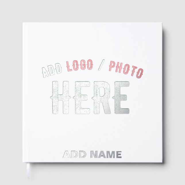 LIBRO  DE VISITAS PERSONALIZABLE MODERNO ESTILO BLANCO VERIFICADO MA (Anverso)