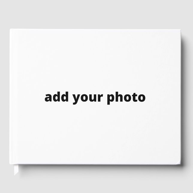 Libro De Visitas personalizado añada su foto personalizado de texto (Anverso)
