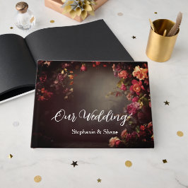 Libro De Visitas Personalizado Boda Floral