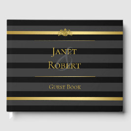 Libro De Visitas Personalizado Boda formal de banda de esmoquin de