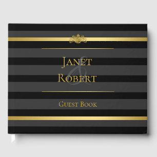 Libro De Visitas Personalizado Boda formal de banda de esmoquin de 