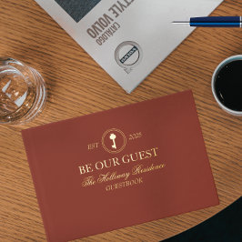 Libro De Visitas Personalizado Classic Sea Nuestro Invitado
