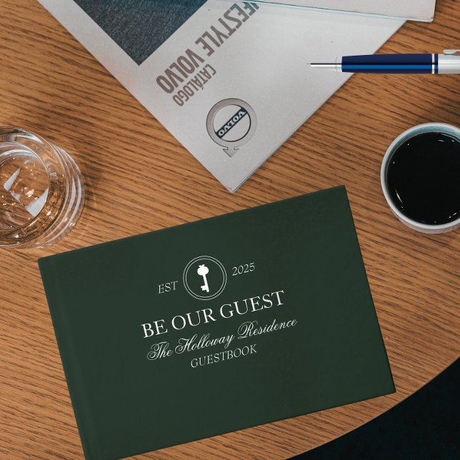 Libro De Visitas Personalizado Classic Sea Nuestro Invitado (Looking for the perfect gift for hostess in your life? What's better than a personalized guestbook?)