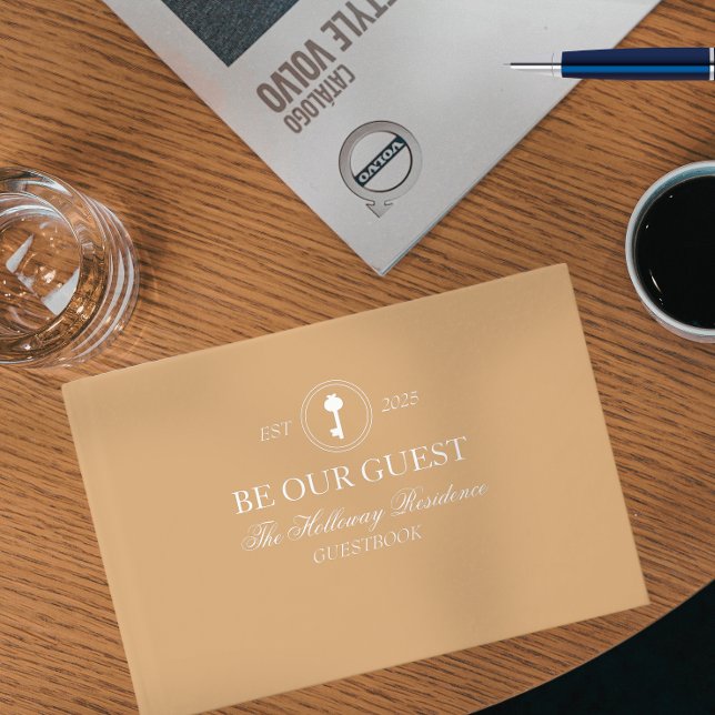 Libro De Visitas Personalizado Classic Sea Nuestro Invitado (Looking for the perfect gift for hostess in your life? What's better than a personalized guestbook?)