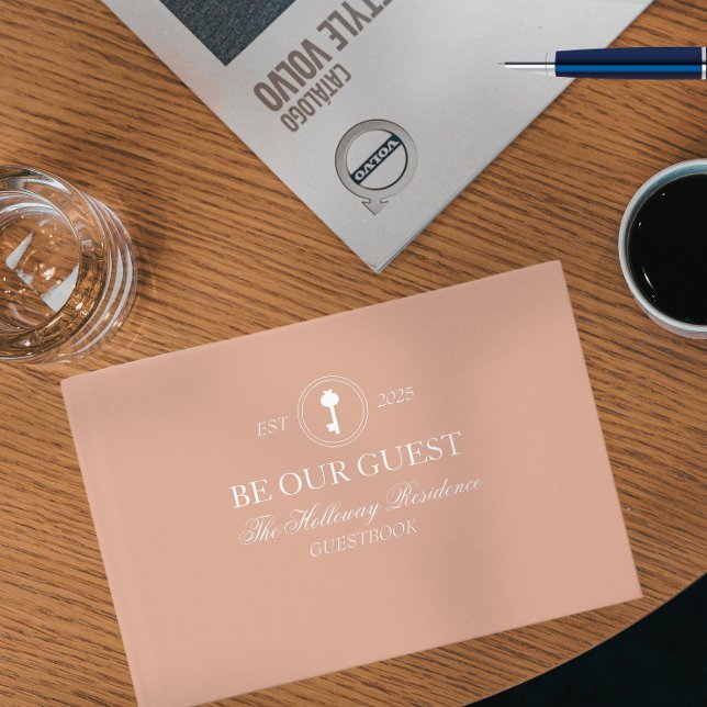 Libro De Visitas Personalizado Classic Sea Nuestro Invitado (Looking for the perfect gift for hostess in your life? What's better than a personalized guestbook?)