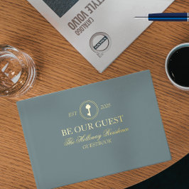 Libro De Visitas Personalizado Classic Sea Nuestro Invitado