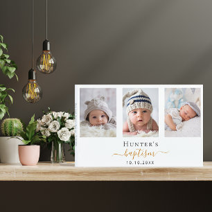 Libro De Visitas Personalizado de bautismo foto chica de niño moder
