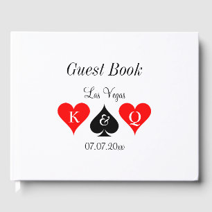 Libro De Visitas Personalizado de bodas de ensueño de Classy Las Ve