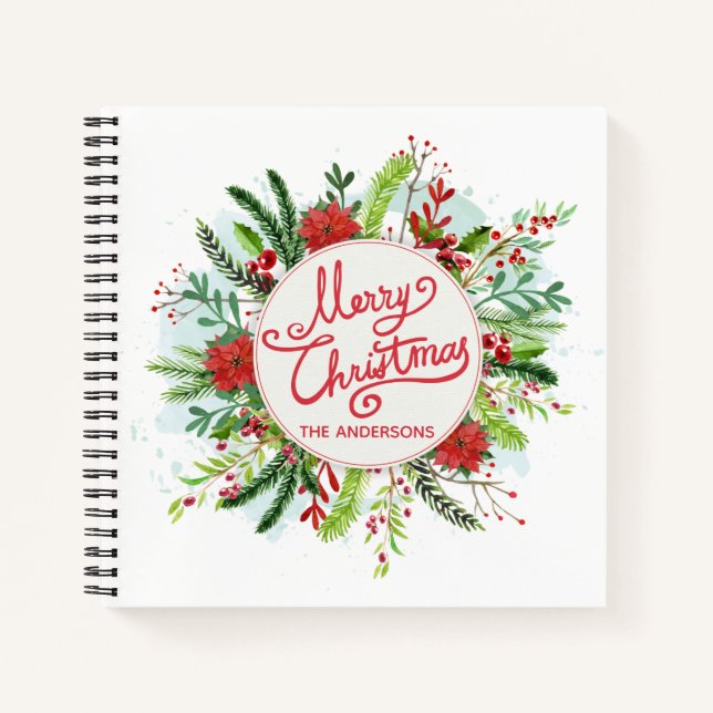 Libro de visitas personalizado de los Navidades de (Anverso)