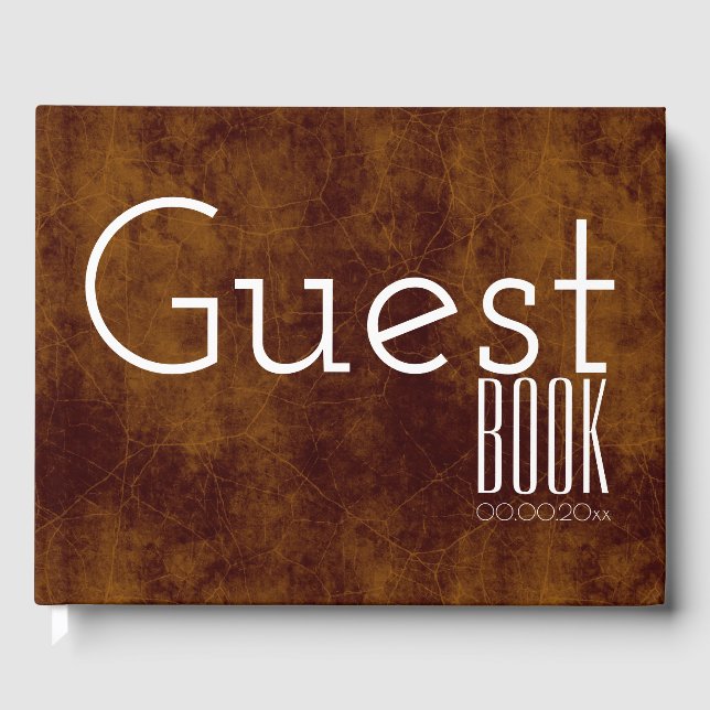 Libro De Visitas Personalizado de registro de invitados de la empre (Anverso)