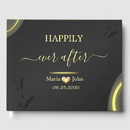 Libro De Visitas Personalizado Elegant Wedding Guest Book