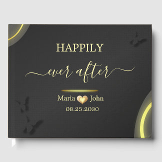 Libro De Visitas Personalizado Elegant Wedding Guest Book