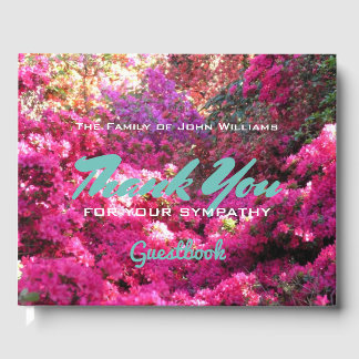 Libro De Visitas Personalizado Flowerfall en la solidaridad de Wood