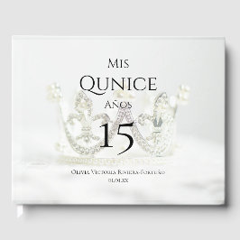 Libro De Visitas Personalizado Foto Mis Quince Anos Quinceanera Cum