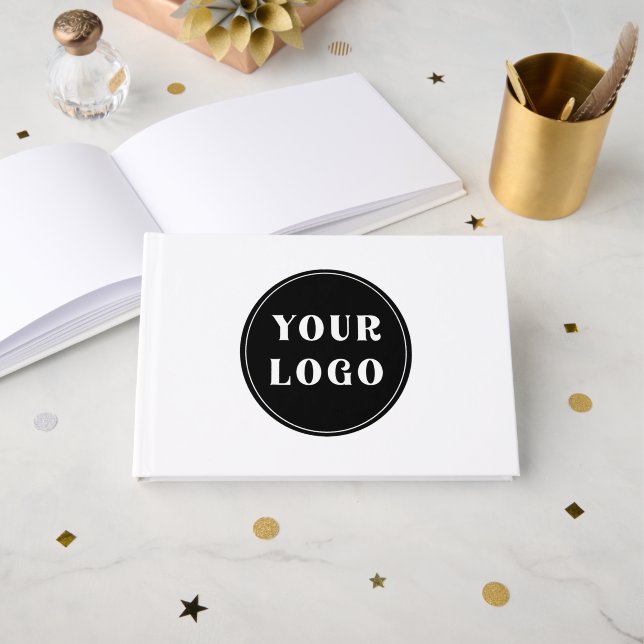 Libro De Visitas personalizado, único, elegante y minimalista (Anverso Abierto)