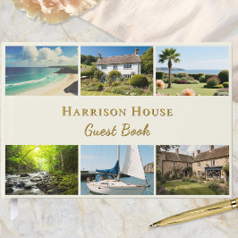 Libro De Visitas Personalized 6 Photo Home, Rental or Wedding